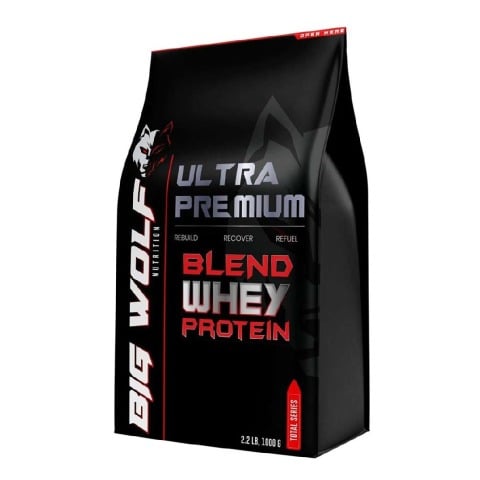 1 - Big Wolf Nutrition Blend Whey Protein,  2.2 lb  Chocolate 