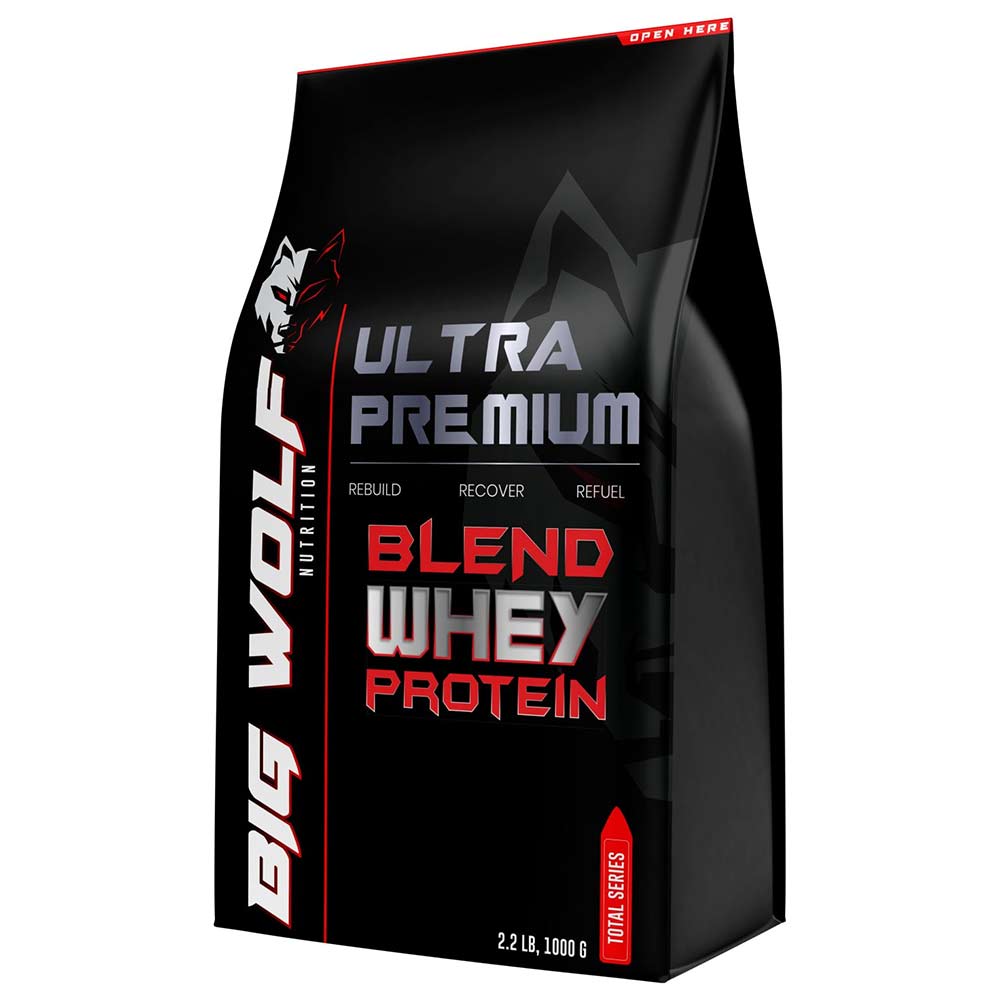 1 - Big Wolf Nutrition Blend Whey Protein,  2.2 lb  Chocolate 