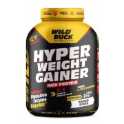 Wild Buck Hyper Weight Gainer, 3 kg (6.6 lb), Kesar Pista