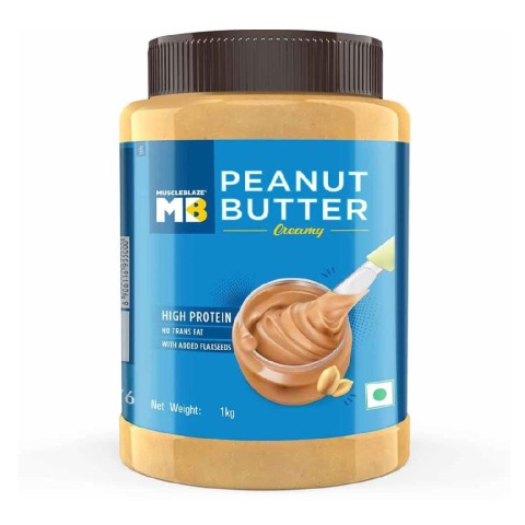 9 - MuscleBlaze Peanut Butter OP,  1 kg  Creamy 