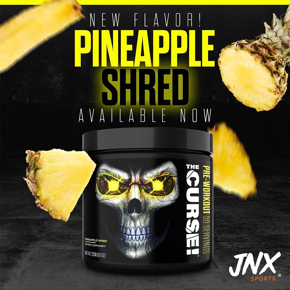 3 - JNX SPORTS The Curse,  0.55 lb  Pineapple Shred 