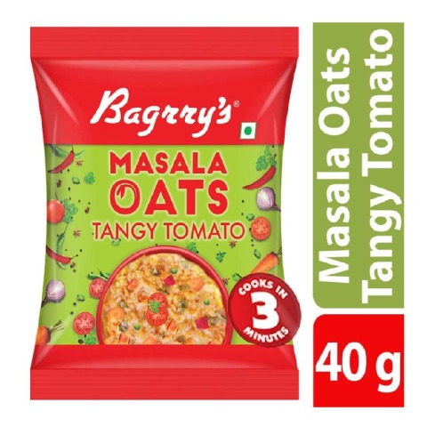 1 - Bagrrys Masala Oats,  40 g  Tangy Tomato 