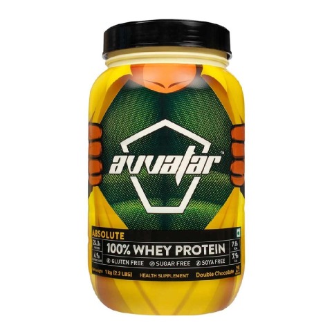 Avvatar Absolute 100% Whey Protein, 2.2 lb Double Chocolate