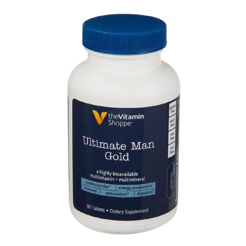The Vitamin Shoppe Ultimate Man Gold Multivitamins,  90 tablet(s)  Unflavoured 