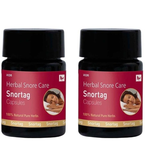1 - Snortag Snore Care (Pack of 2), 10 capsules