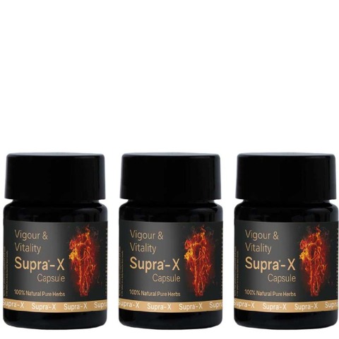1 - Supra-X Vigour & Vitality (Pack of )3, 10 capsules