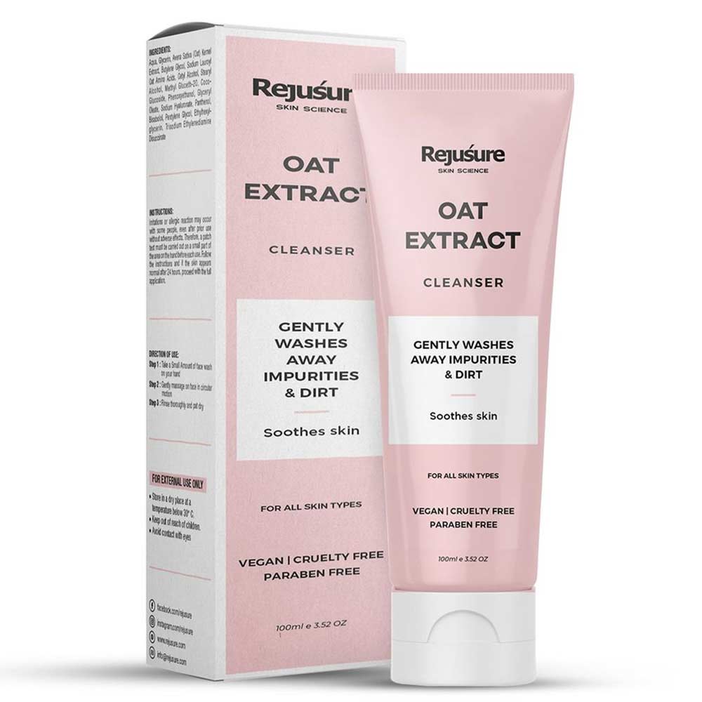 1 - Rejusure Oat Extract Gentle Cleanser,  100 ml  for Normal & Sensitive Skin 