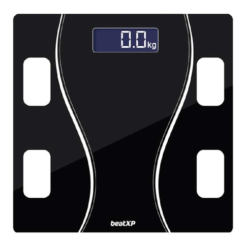1 - beatXP Fusion Curve Weighing Scale,  Black 