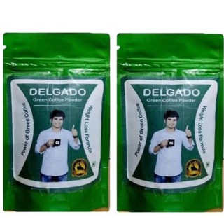 Frijoles Delgado Green Coffee Powder (Pack of 2), 0.200 kg