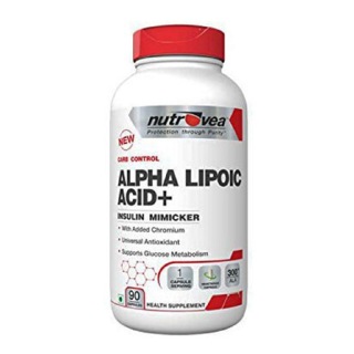 Nutrovea Alpha Lipoic Acid+ 300 mg, 90 capsules
