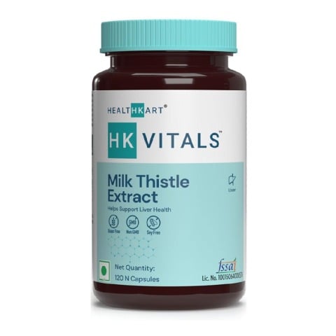 2 - HealthKart HK Vitals Milk Thistle Extract 600mg OP, 120 capsules