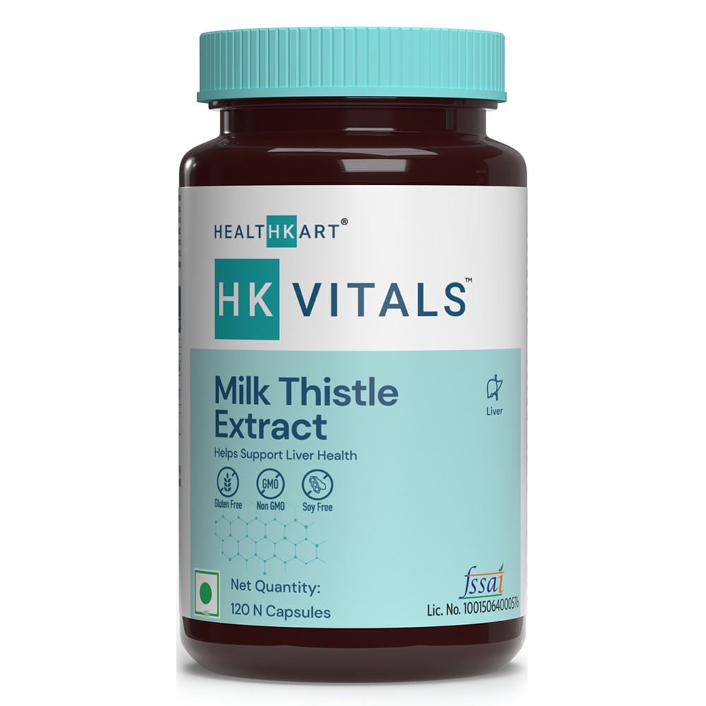2 - HealthKart HK Vitals Milk Thistle Extract 600mg OP, 120 capsules