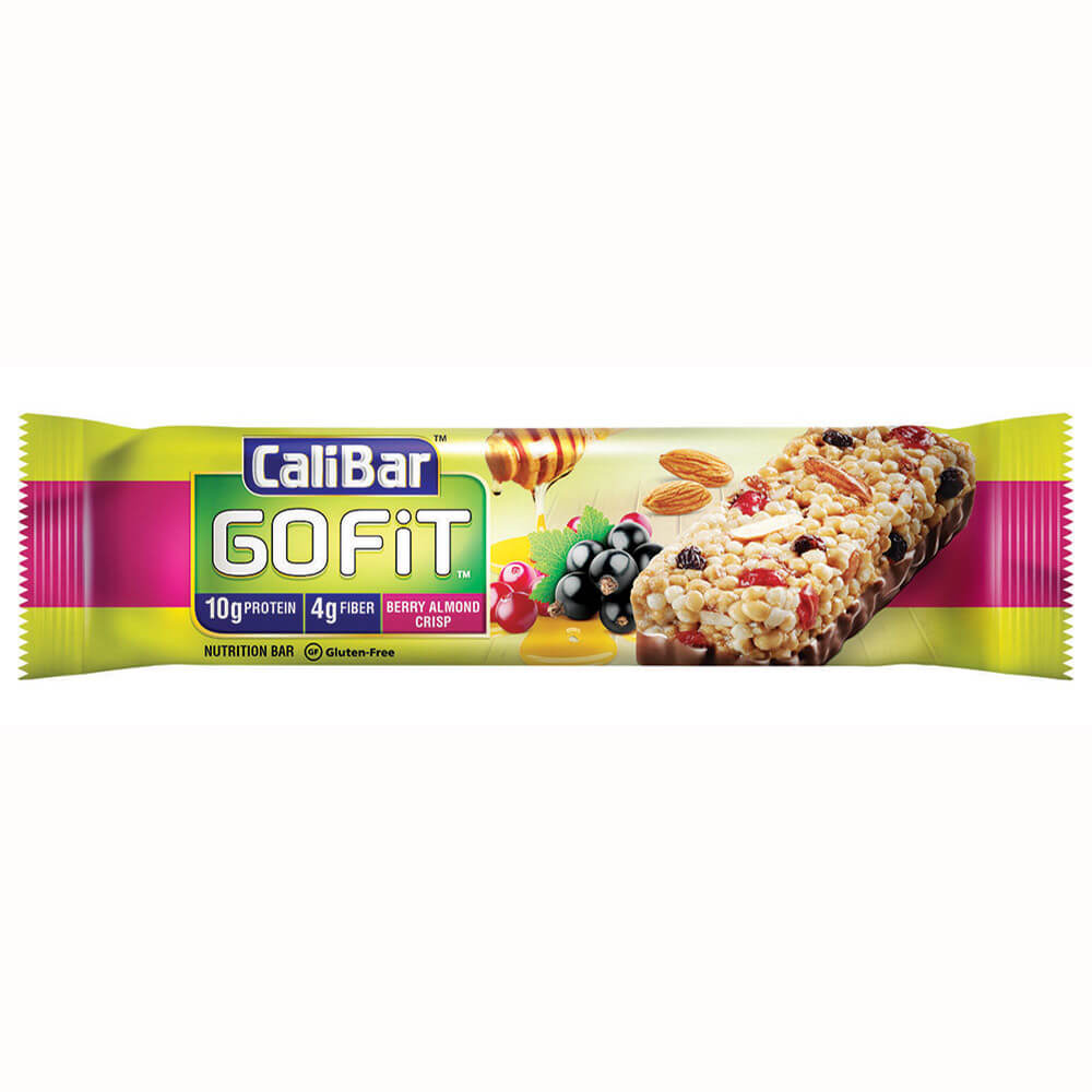Calibar Gofit Protein Bar, 6 Piece(s)/Pack Berry Almond Crisp at Best Price in India