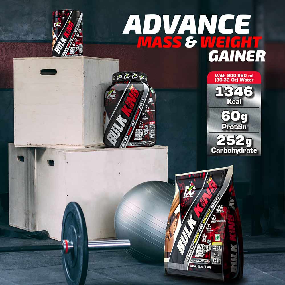 3 - Doctor'S Choice Bulk King Advanced Mass and Weight Gainer,  6.6 lb  Choco Brownie Fudge 