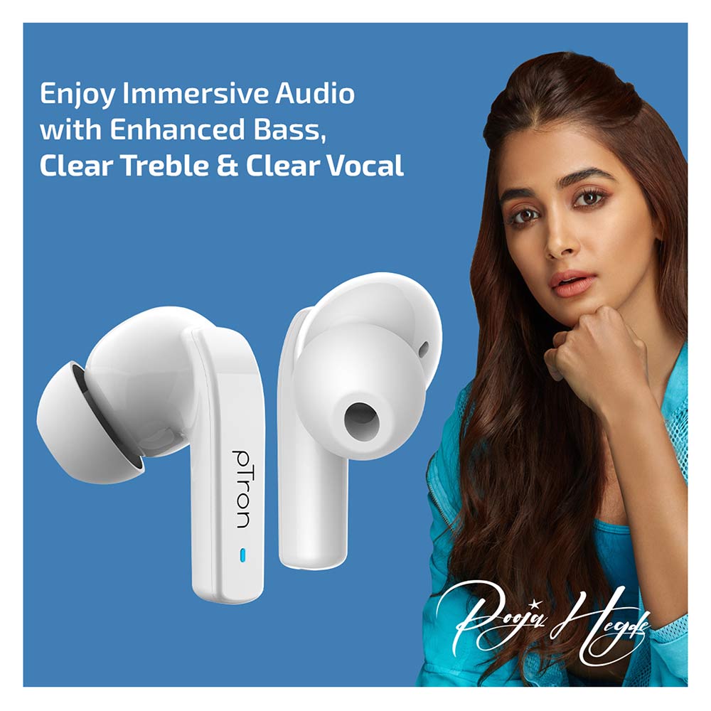 5 - Ptron Basspods 992,  White 