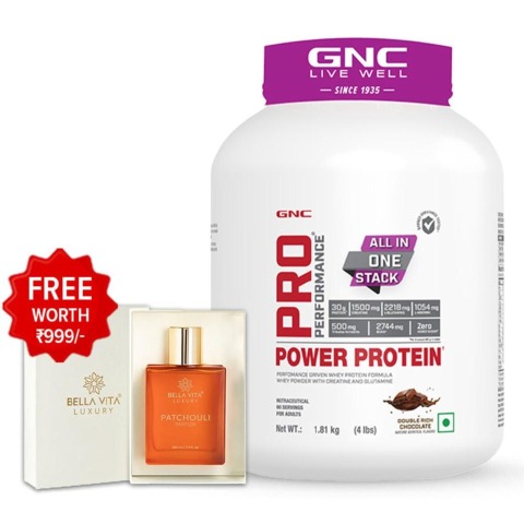 GNC Pro Performance Power Protein, 4 lb Double Rich Chocolate