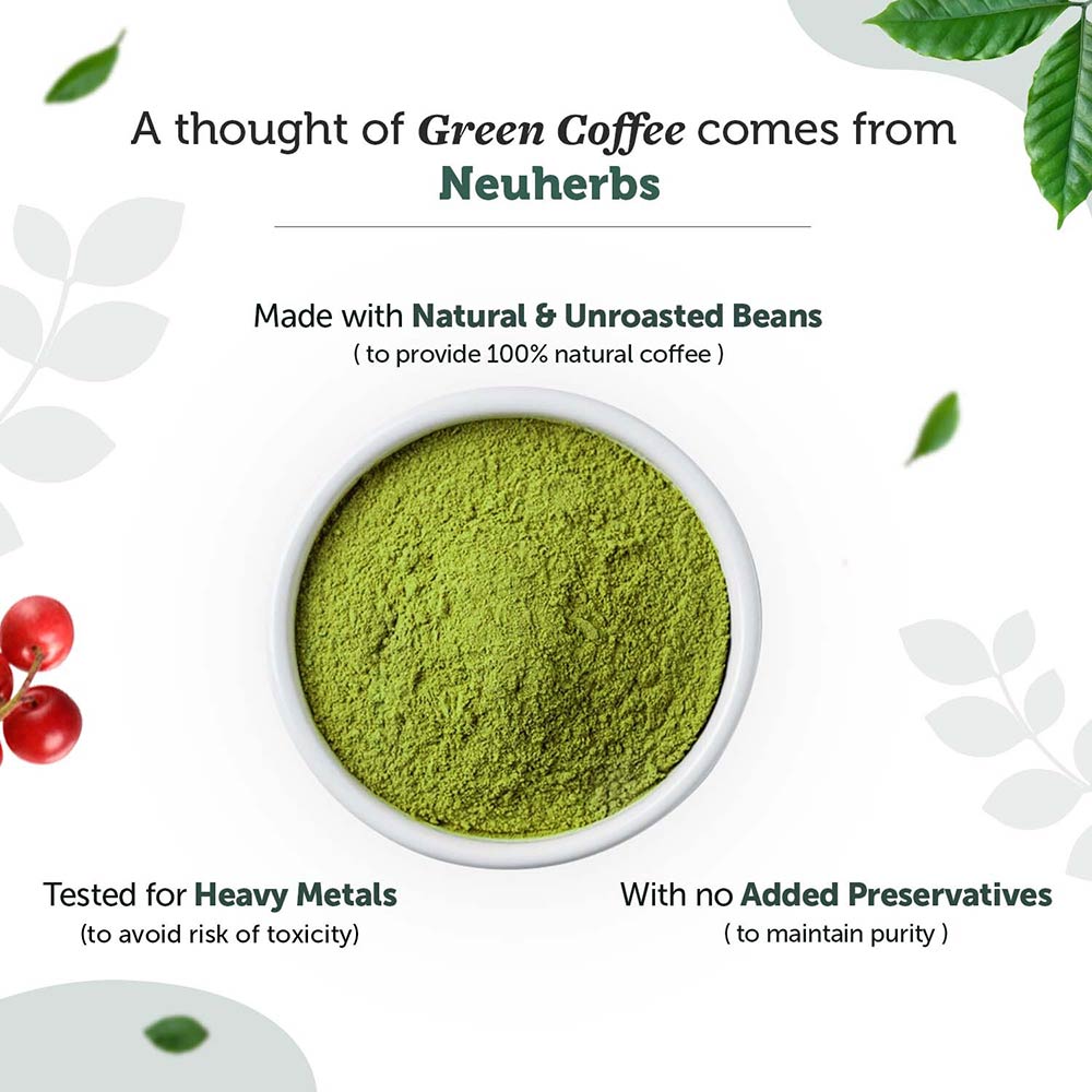 3 - Neuherbs Green Coffee Beans Powder,  1.2 kg  Unflavoured