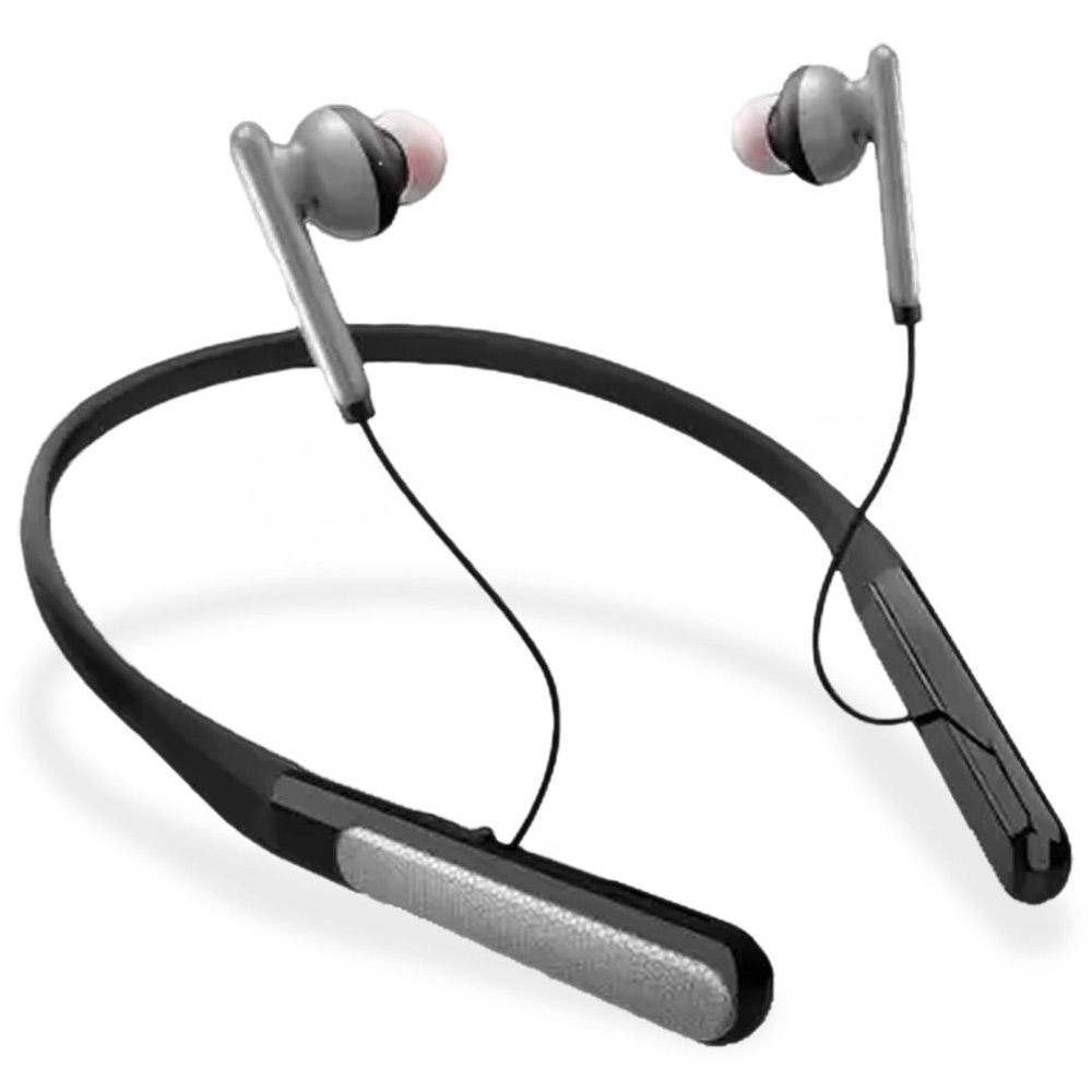 1 - TecSox Tecband Thunder Wireless Neckband,  Black & Grey 