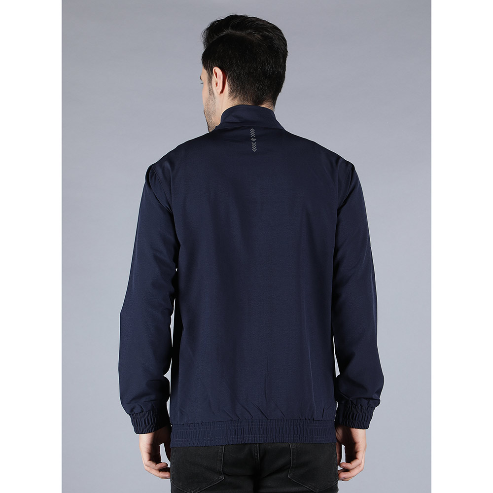 6 - John Ally Winter Gym Jacket for Men,  Navy Blue  Medium 