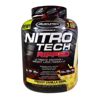 MuscleTech Performance Series NitroTech Ripped, 4 lb French Vanilla Swirl