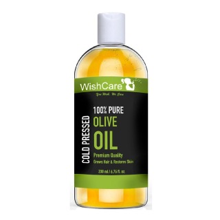 Wishcare Cold Pressed Olive Oil, 200 ml Hair & Skin