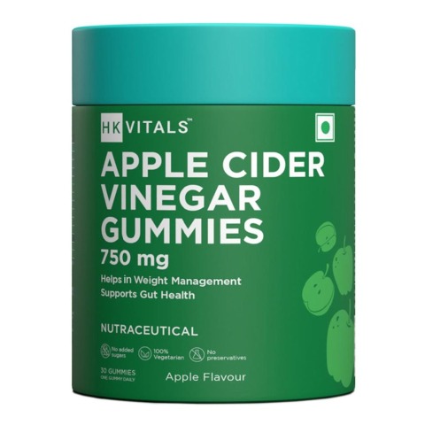 10 - HealthKart HK Vitals ACV (750mg), 30 gummies Apple