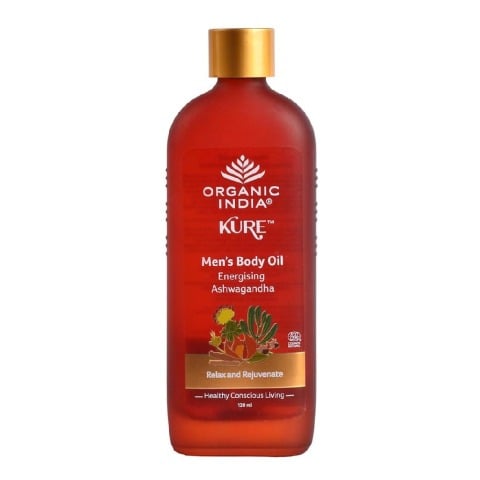 1 - Organic India Men's Body Oil,  120 ml  Ashwagandha 