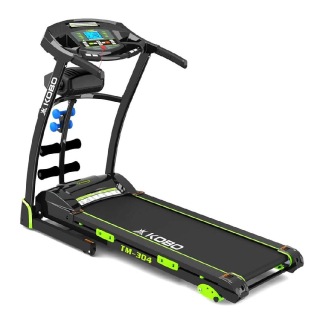 KOBO TM-304 Motorized Treadmill 3 H.P Peak Multi Function with 3 Level Incline
