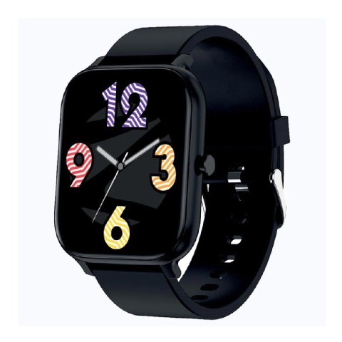 Zebronics Zeb-FIT80CH Smart Fitness Watch,  Black  Free Size 