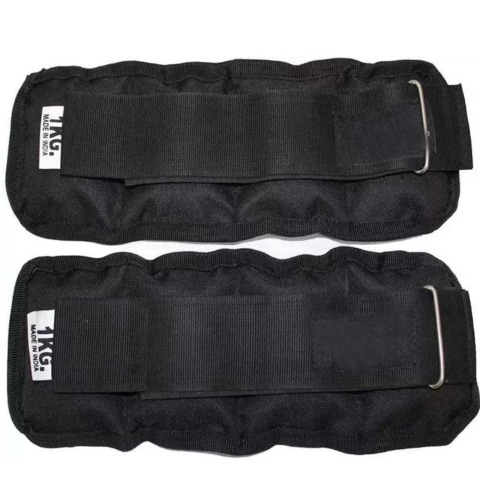 1 - Arrowmax Adjustable Ankle and Wrist Weight,  Black  1 kg 