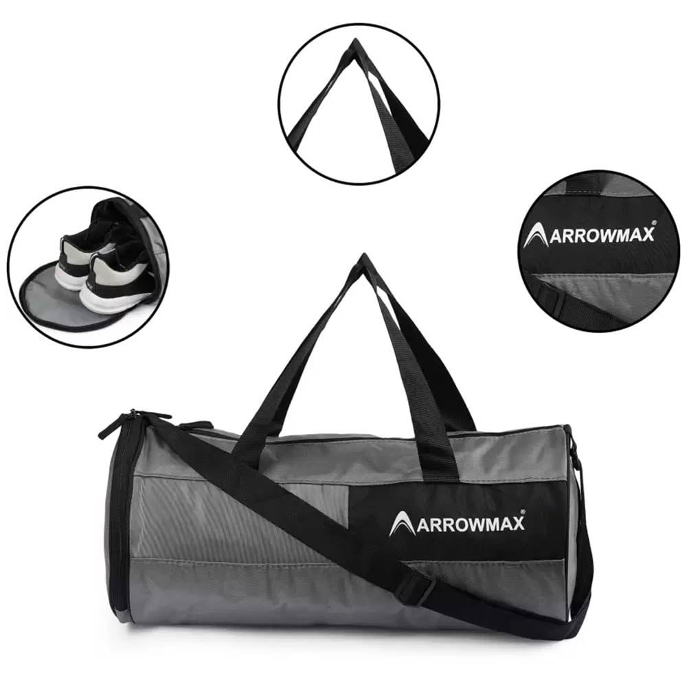 3 - Arrowmax Beast Gym Duffle Bag,  Black 