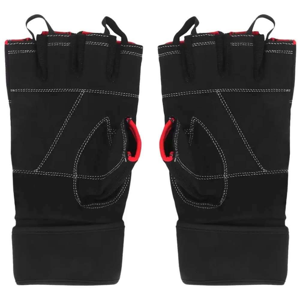 5 - Arrowmax Panther Sports and Gym Gloves,  Black & Red  Free Size 
