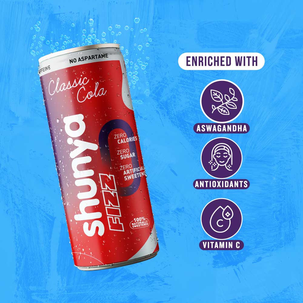 5 - Shunya Fizz,  300 ml  Classic Cola (Pack of 24) 