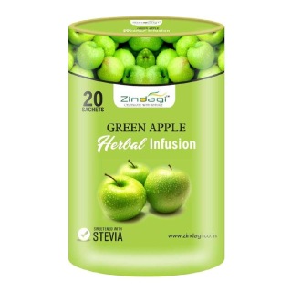 Zindagi Green Apple Herbal Infusion, 20 sachets/pack