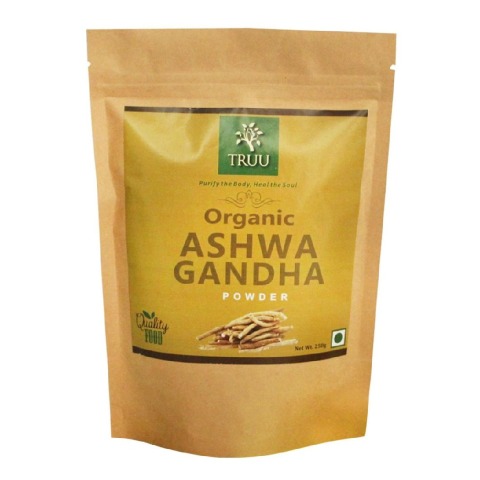 Truu Organic Ashwagandha Powder,  0.250 kg 