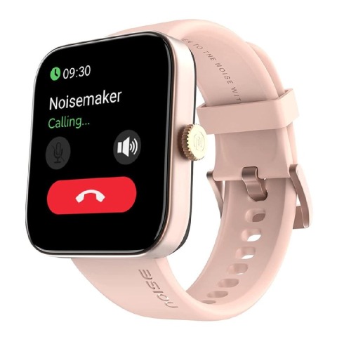 1 - Noise ColorFit Pulse Buzz Smartwatch, Rose Pink Free Size