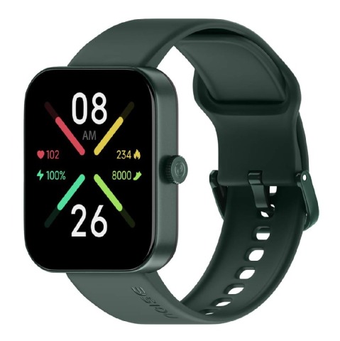 Noise ColorFit Caliber 2 Smartwatch,  Pine Green  Free Size 