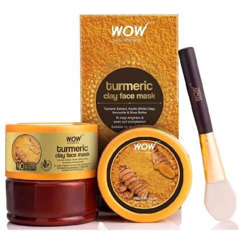 1 - WOW Skin Science Turmeric Clay Face Mask,  200 ml  for All Skin Types 