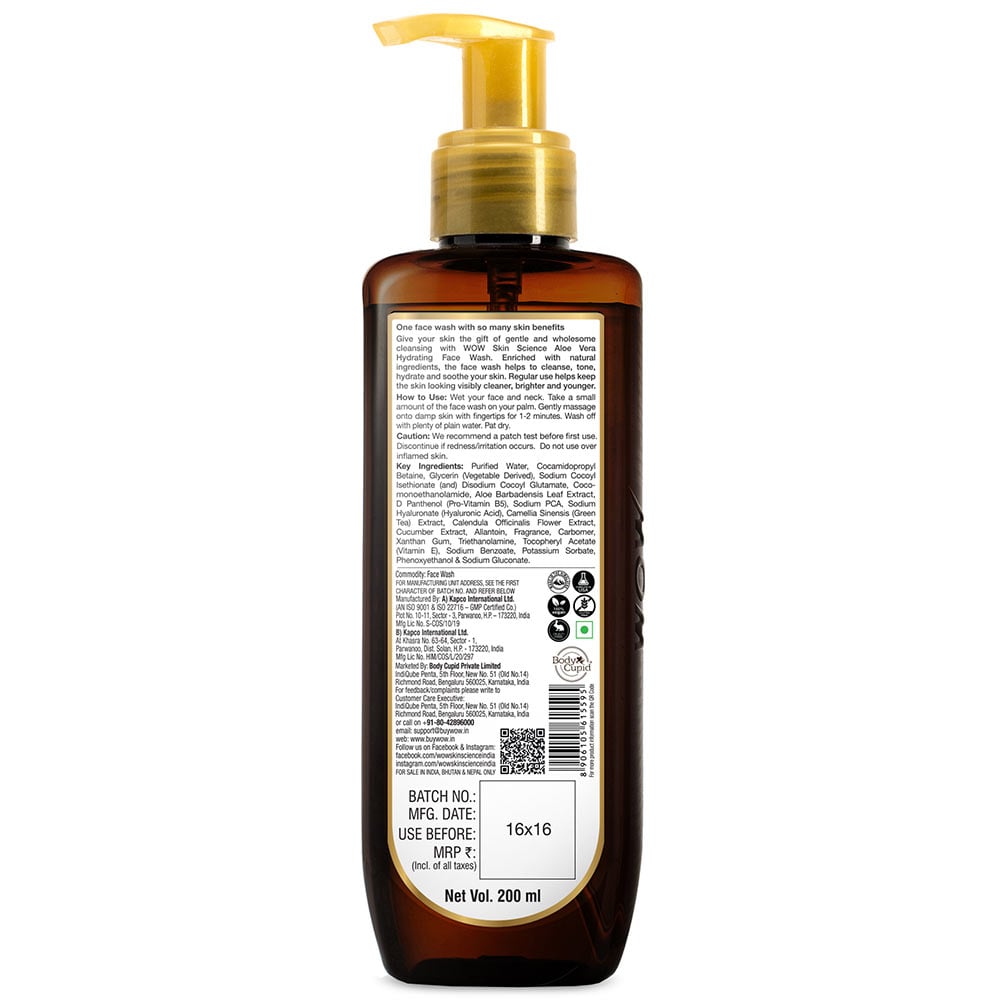 Aloe Vera Hydrating Face Wash at Best Price in India