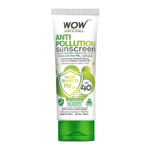 1 - WOW Skin Science Anti Pollution Sunscreen,  200 ml  SPF 40 