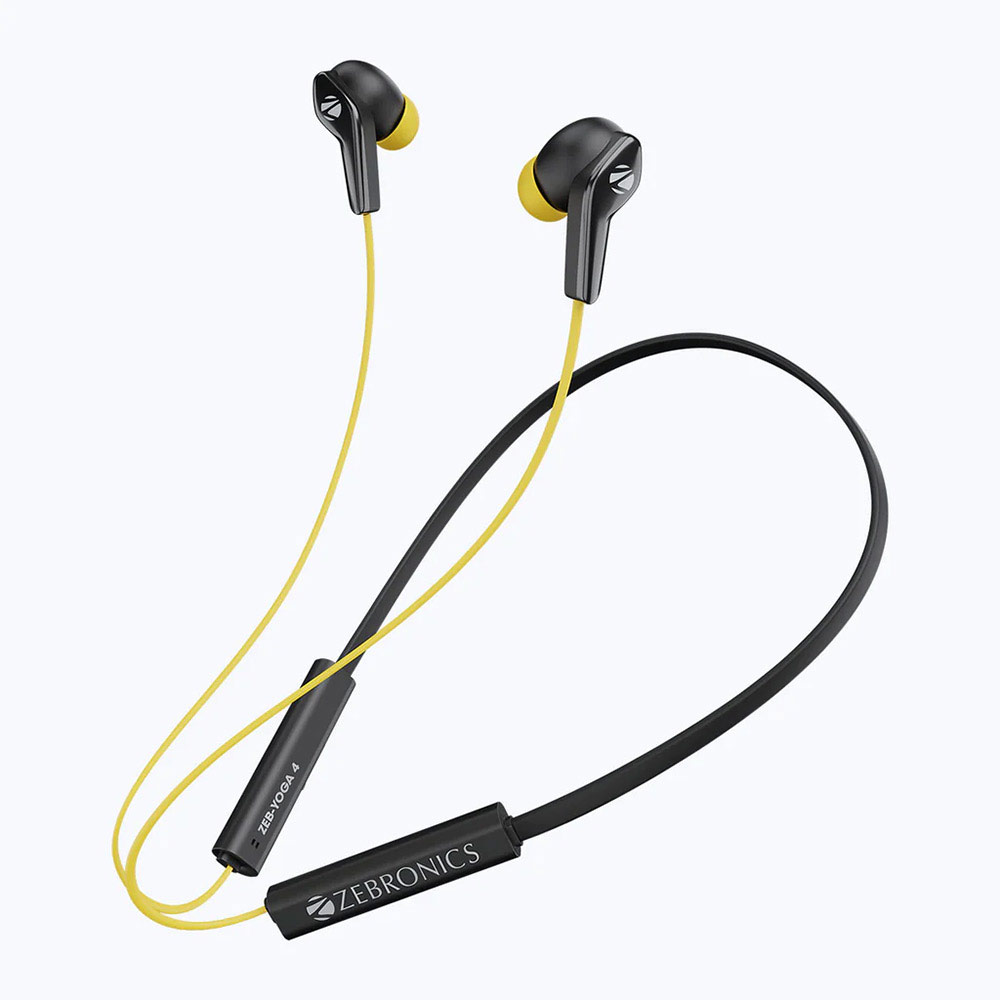 Zebronics Zeb -Yoga Wireless Neckband Earphone, Black at Best