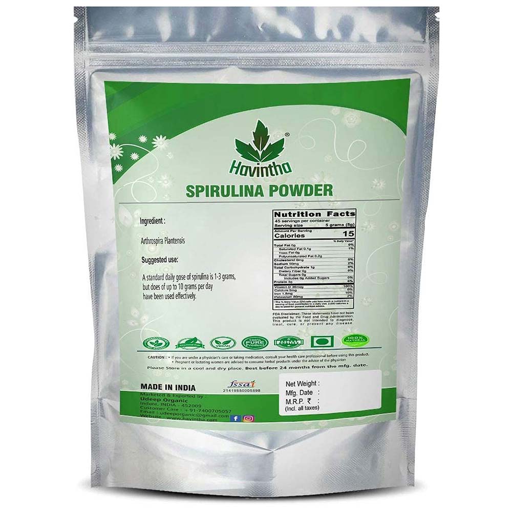 Havintha Spirulina Powder,  227 g 
