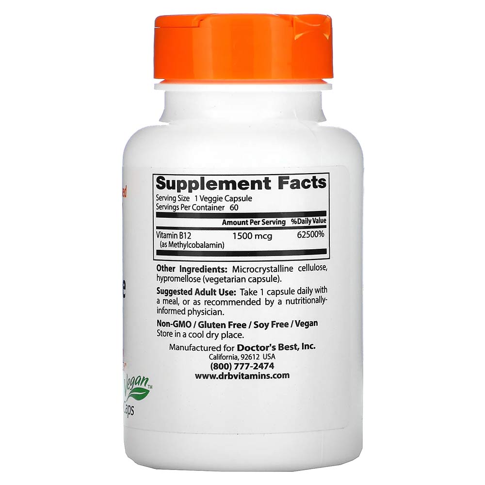 2 - Doctor's Best Fully Active B12,  60 veggie capsule(s)  Unflavoured 