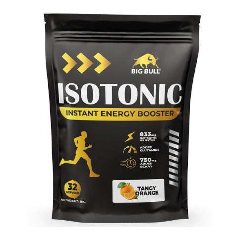 1 - Big Bull Isotonic,  2.2 lb  Tangy Orange 