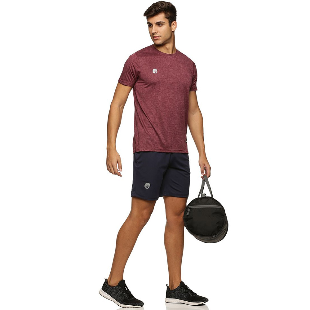 3 - Omtex Elite Casual Sports Shorts,  Large  Navy Blue 