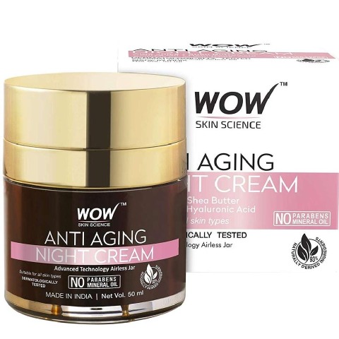 1 - WOW Skin Science Anti Aging Night Cream,  50 ml  for All Skin Types 