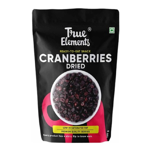 True Elements Cranberries, Natural 125 g