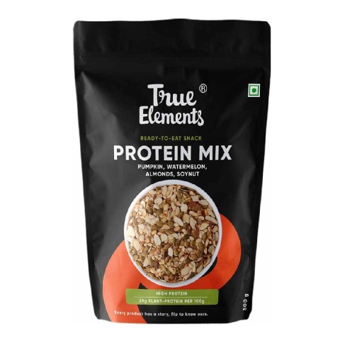 True Elements Protein Mix Roasted,  Pumpkin Watermelon Almonds & Soyanuts  0.5 kg 