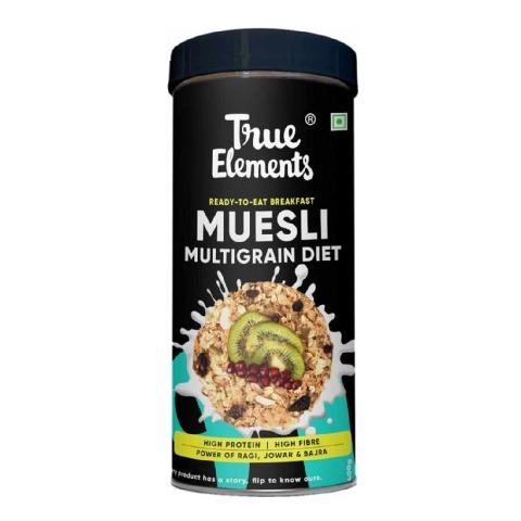 True Elements Multigrain Diet Muesli,  0.400 kg  Unflavoured 