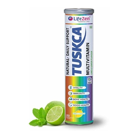 1 - Tuskca Multivitamin, 20 tablet(s) Lime & Lemon